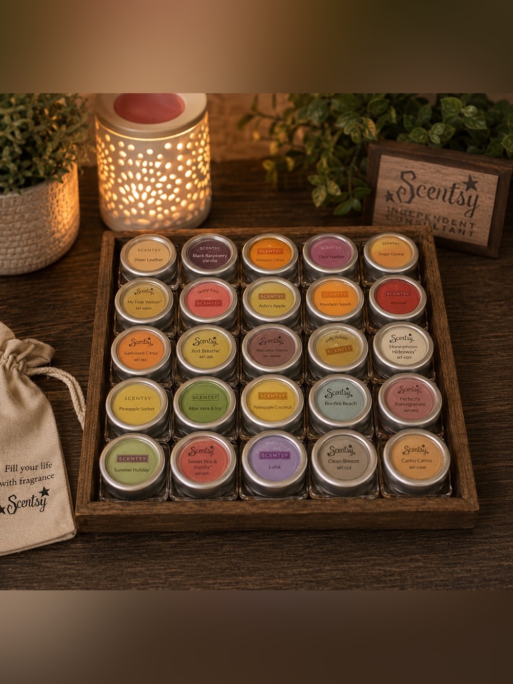 Scentsy Mini Tester Bundle Lot of 25 | Wax Samples Set | Variety Pack Fragrance